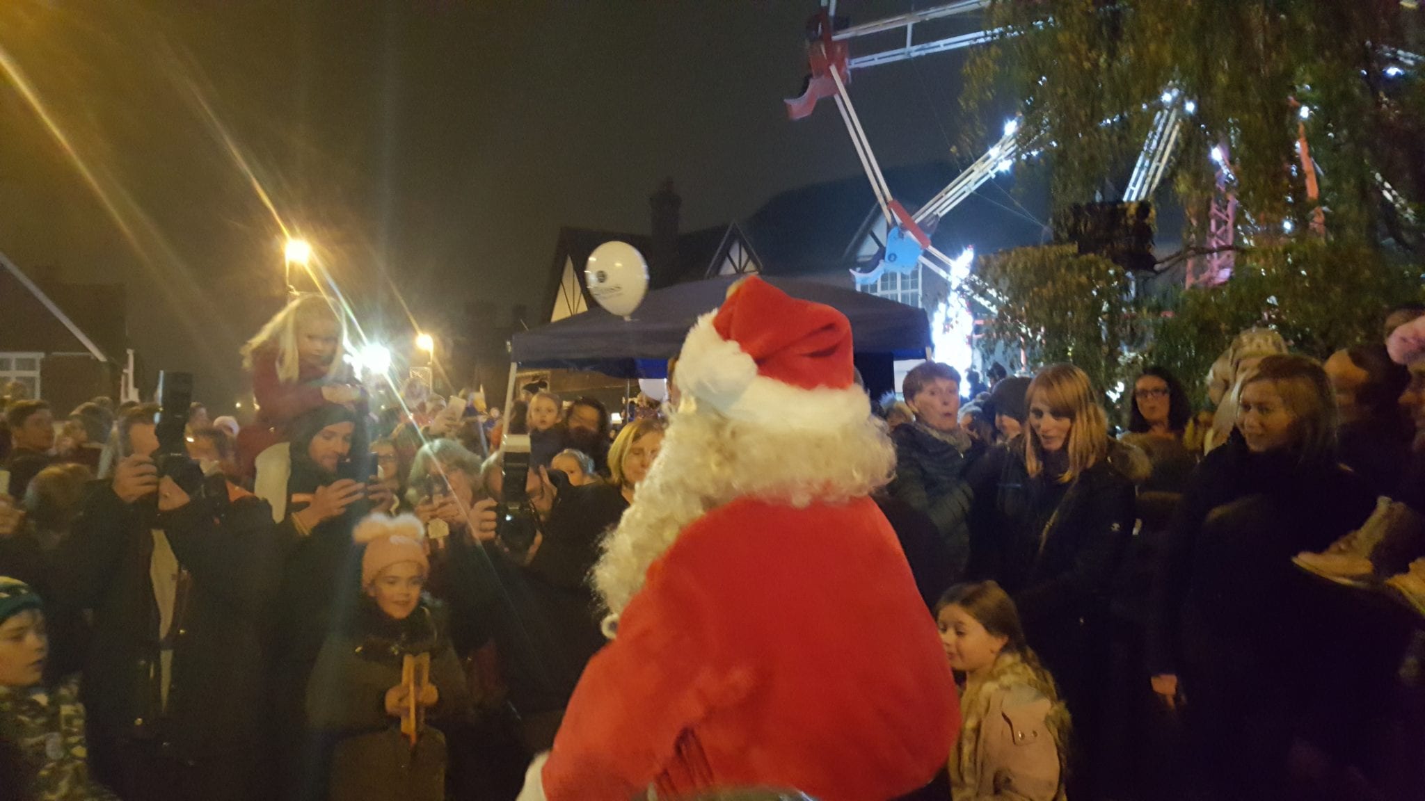 Oxted late night shopping and Christmas lights switch on 2018