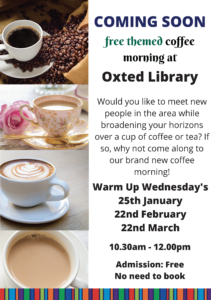 Warm Up Wednesdays - Oxted Library @ Oxted Library | England | United Kingdom