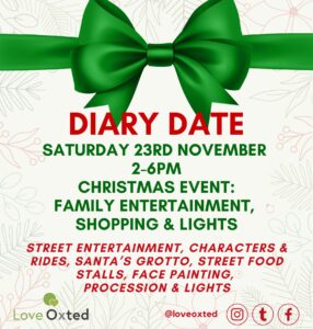 Love Oxted Christmas Event - Saturday 23rd November